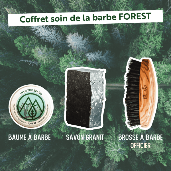Coffret soin de la barbe Forest - Made in France - INTO THE BEARD