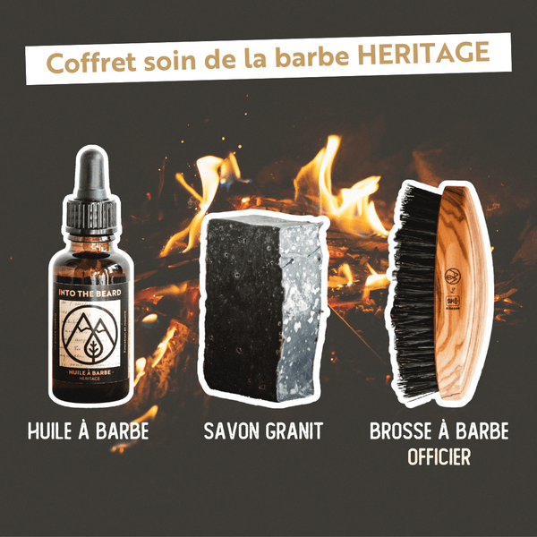 Coffret soin de la barbe Heritage - Made in France - INTO THE BEARD