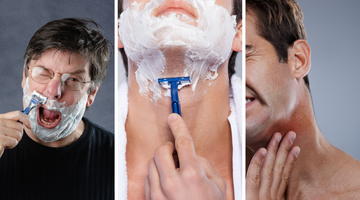 Article de blog into the beard : 4 conseils pour minimiser l'irritation du rasage. Rasage à l'ancienne.