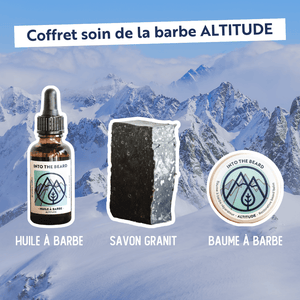 Coffret soin de la barbe Altitude - Made in France - INTO THE BEARD