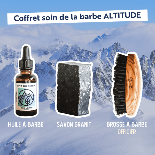 Coffret soin de la barbe Altitude - Made in France - INTO THE BEARD