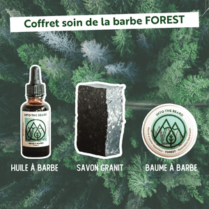 Coffret soin de la barbe Forest - Made in France - INTO THE BEARD