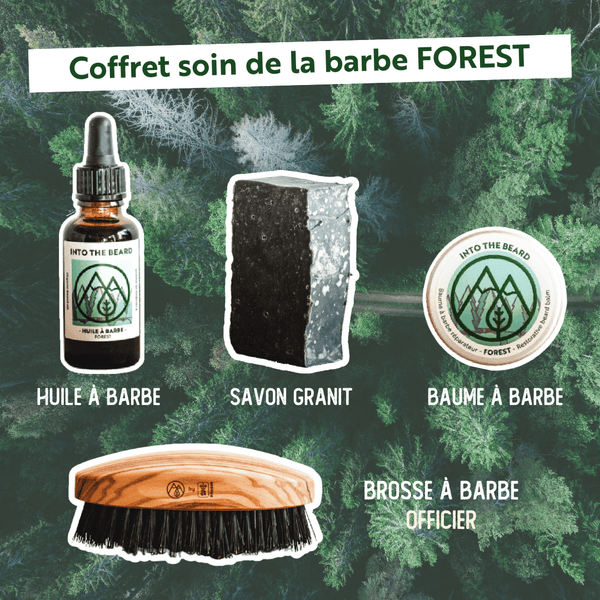 Coffret soin de la barbe Forest - Made in France - INTO THE BEARD